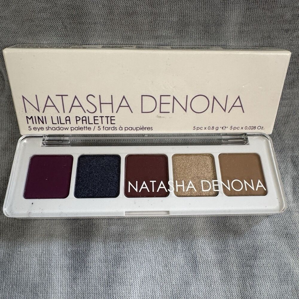 Natasha Denona Mini Lila Palette - 5 Eye Shadows - NIB